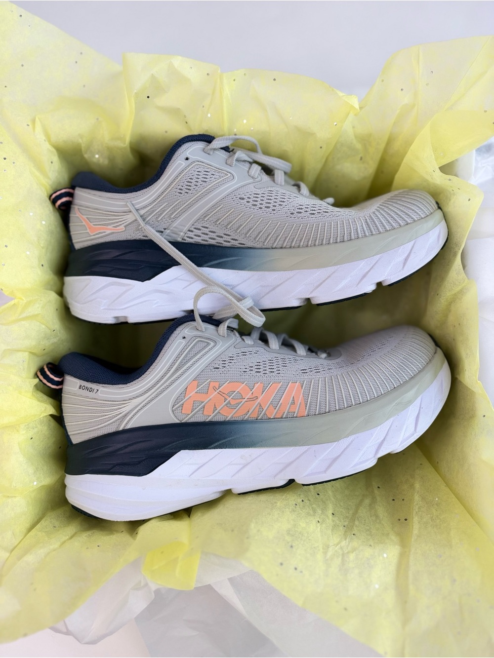 Hoka One One Bondi 7 Lunar Rock sz 8D
